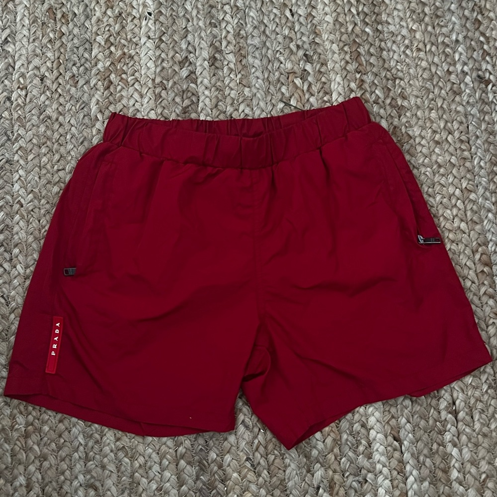 Mens Prada Athletic Shorts